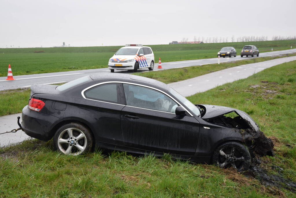 Gewonden bij flinke botsing op kruising