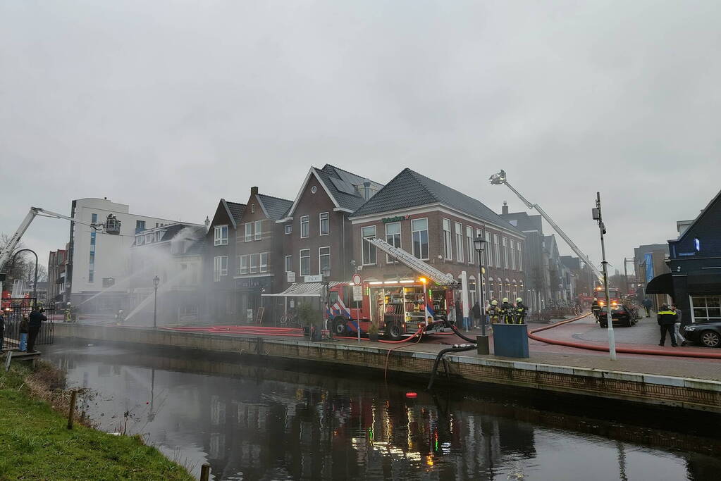 NL-Alert vanwege zeer grote brand in woning