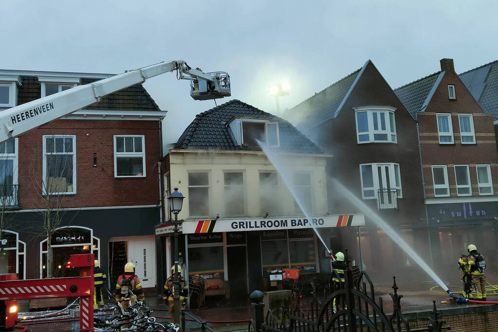 NL-Alert vanwege zeer grote brand in woning