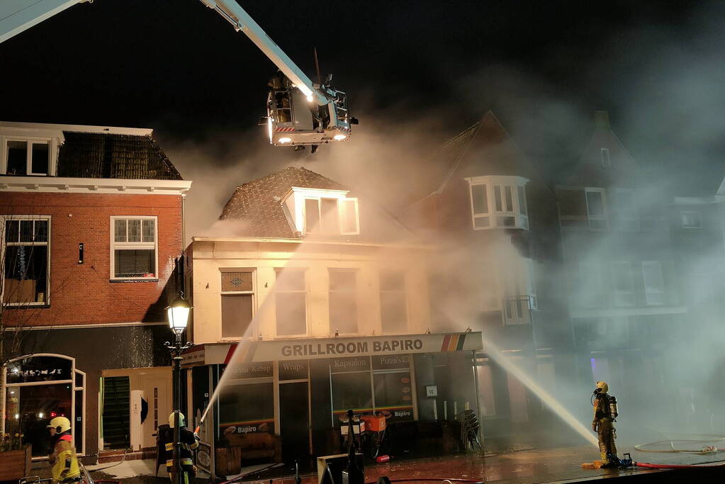 NL-Alert vanwege zeer grote brand in woning