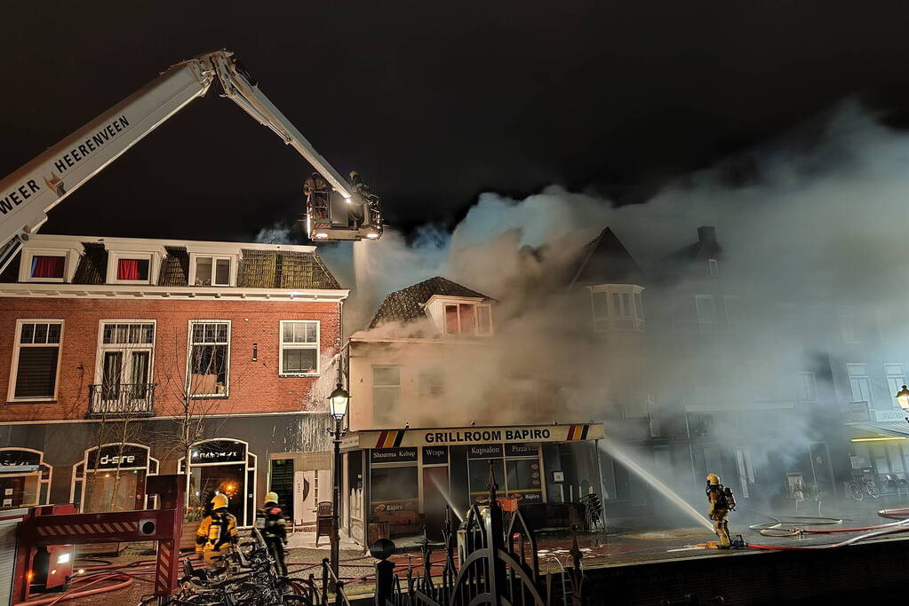 NL-Alert vanwege zeer grote brand in woning