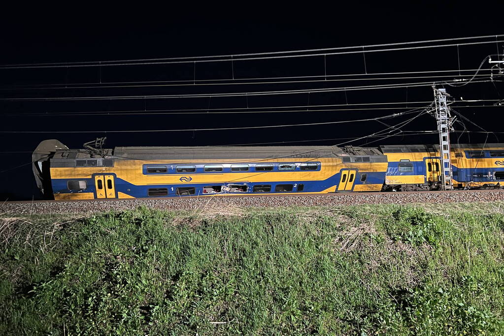 Aanrijding tussen passagierstrein en goederentrein