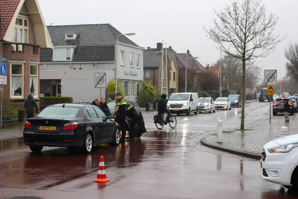 Fietser aangereden door automobilist