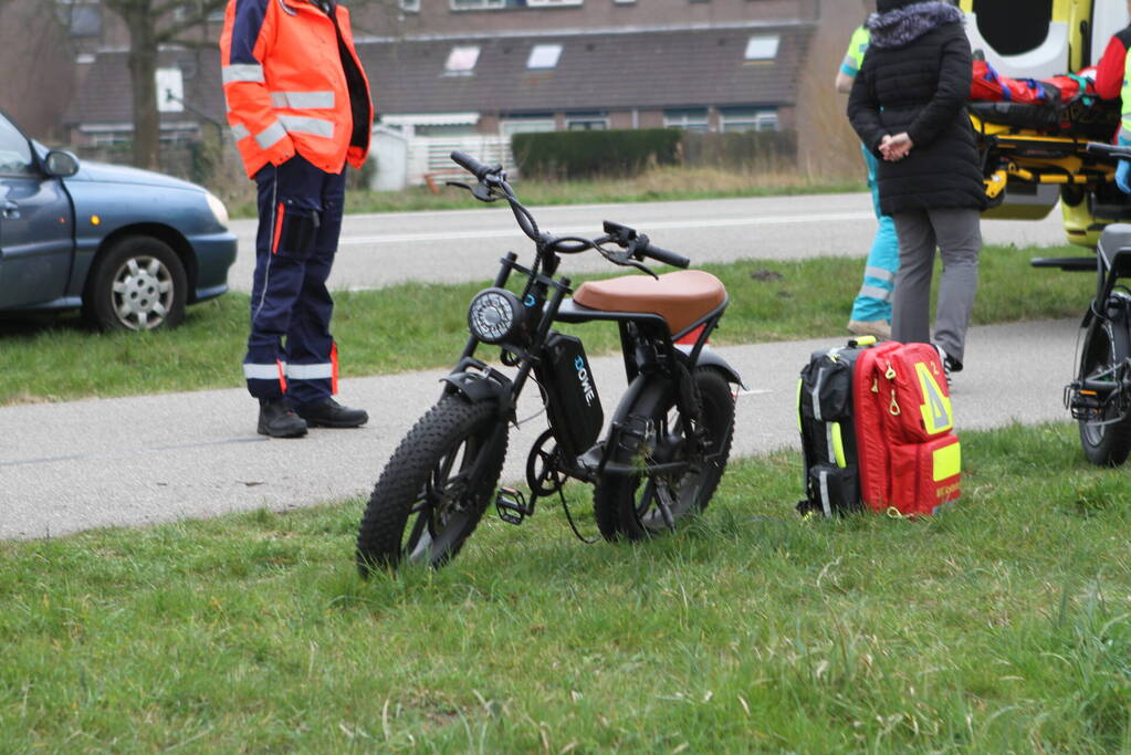 Ernstig aanrijding op fietspad