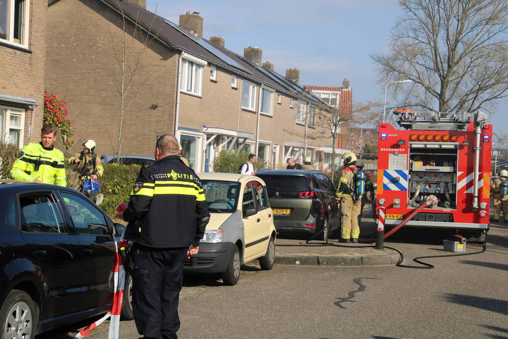 Rookontwikkeling bij brand in woning