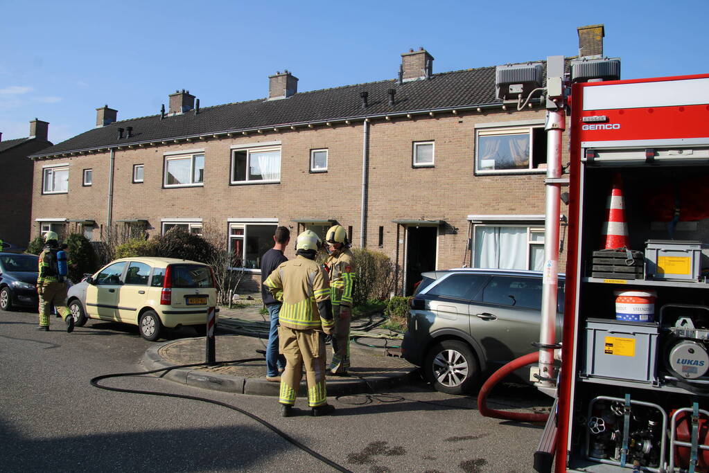 Rookontwikkeling bij brand in woning