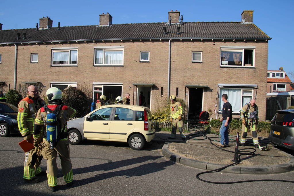 Rookontwikkeling bij brand in woning