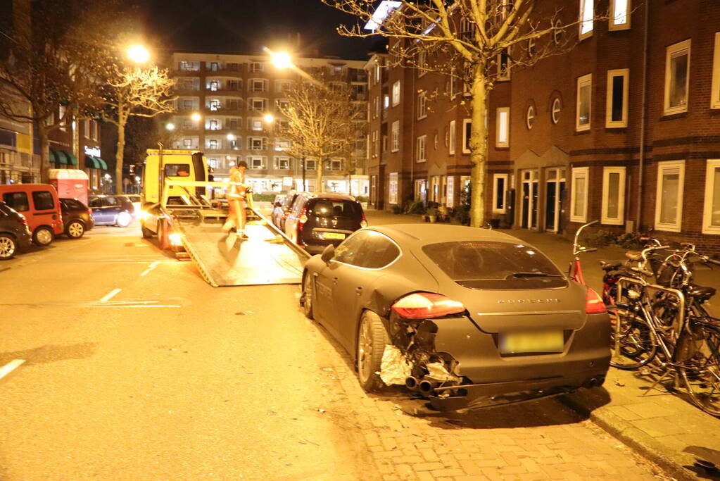 Vier auto's met schade na aanrijding