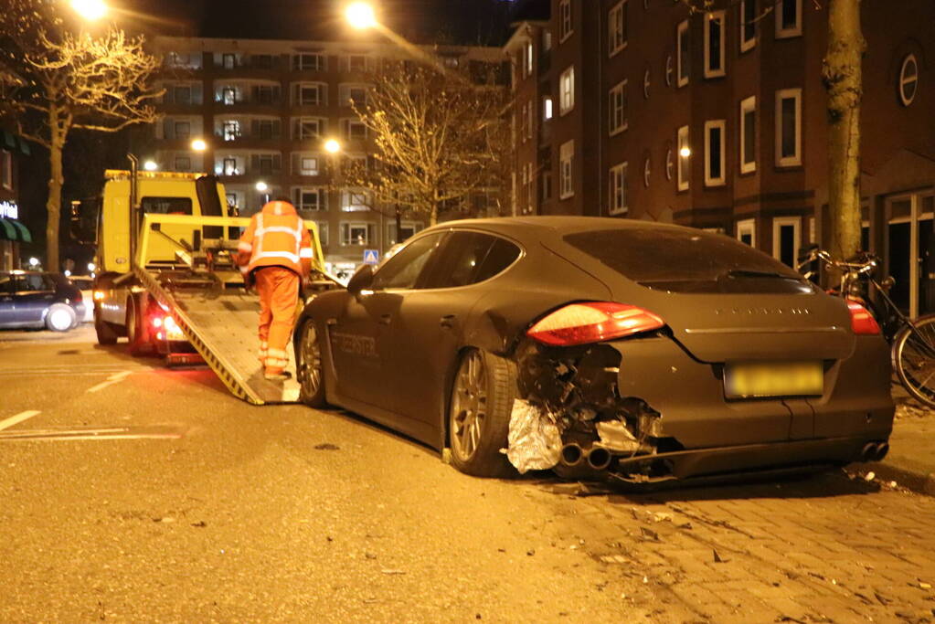 Vier auto's met schade na aanrijding