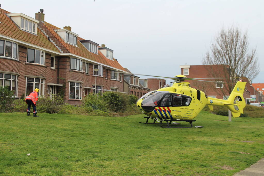 Traumahelikopter ingezet voor incident