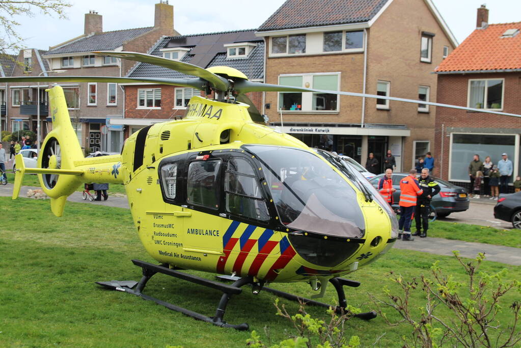 Traumahelikopter ingezet voor incident