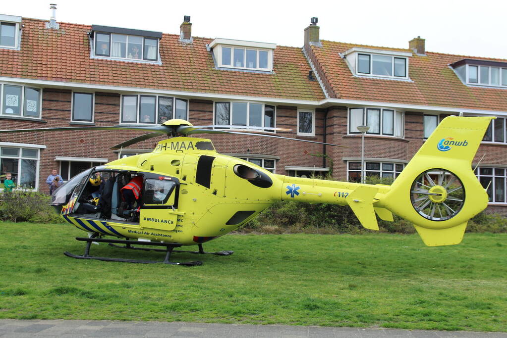 Traumahelikopter ingezet voor incident