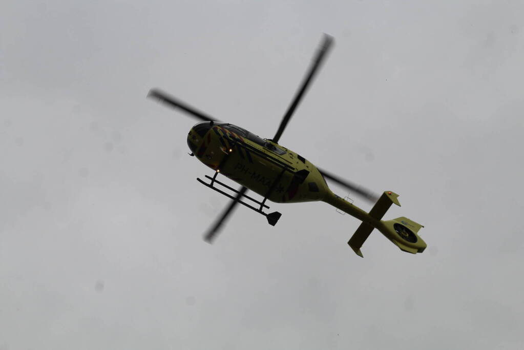 Traumahelikopter ingezet voor incident