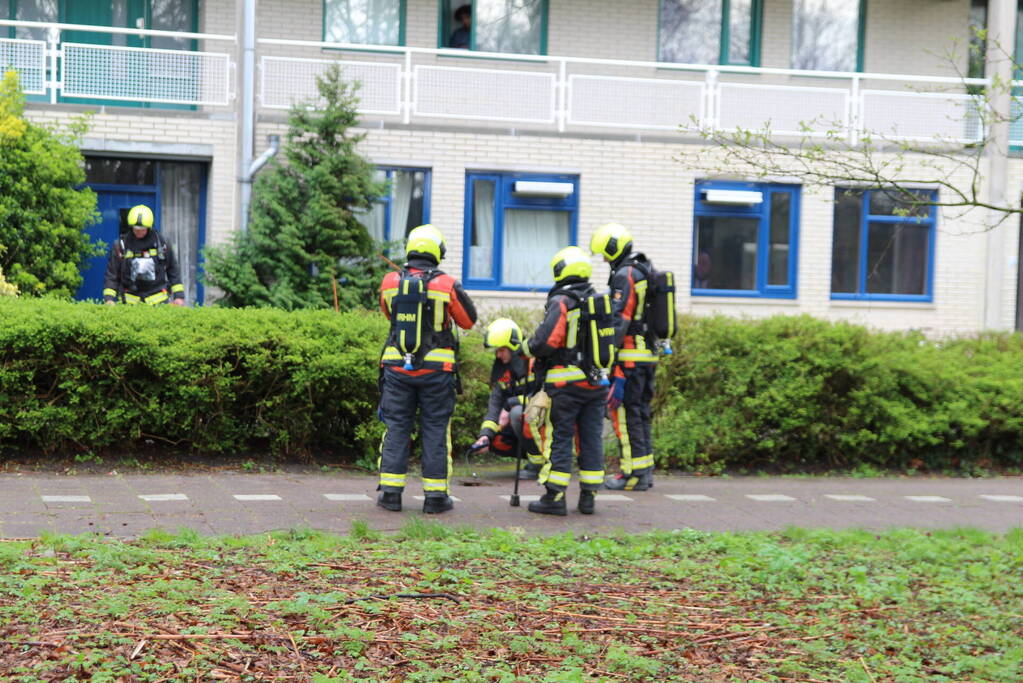 Gaslekkage aangetroffen op staat