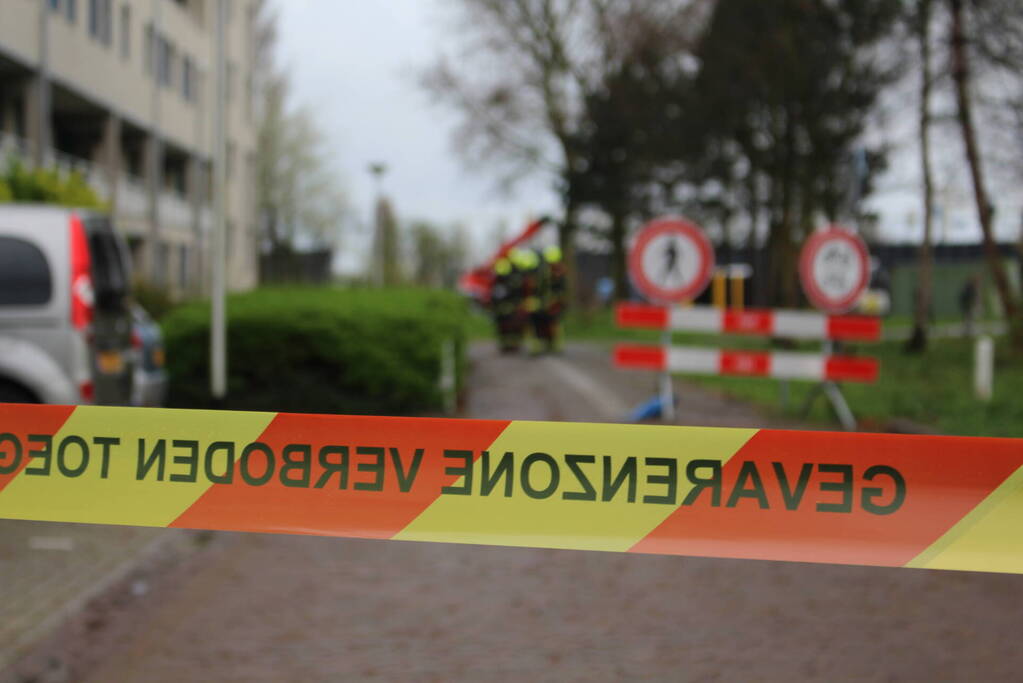 Gaslekkage aangetroffen op staat