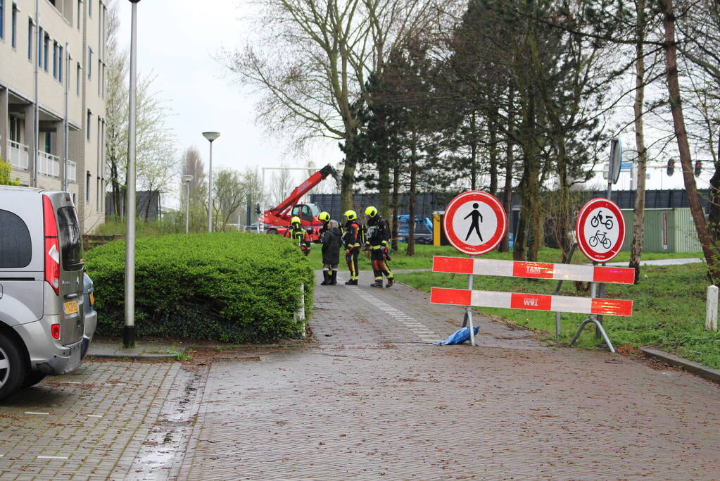 Gaslekkage aangetroffen op staat