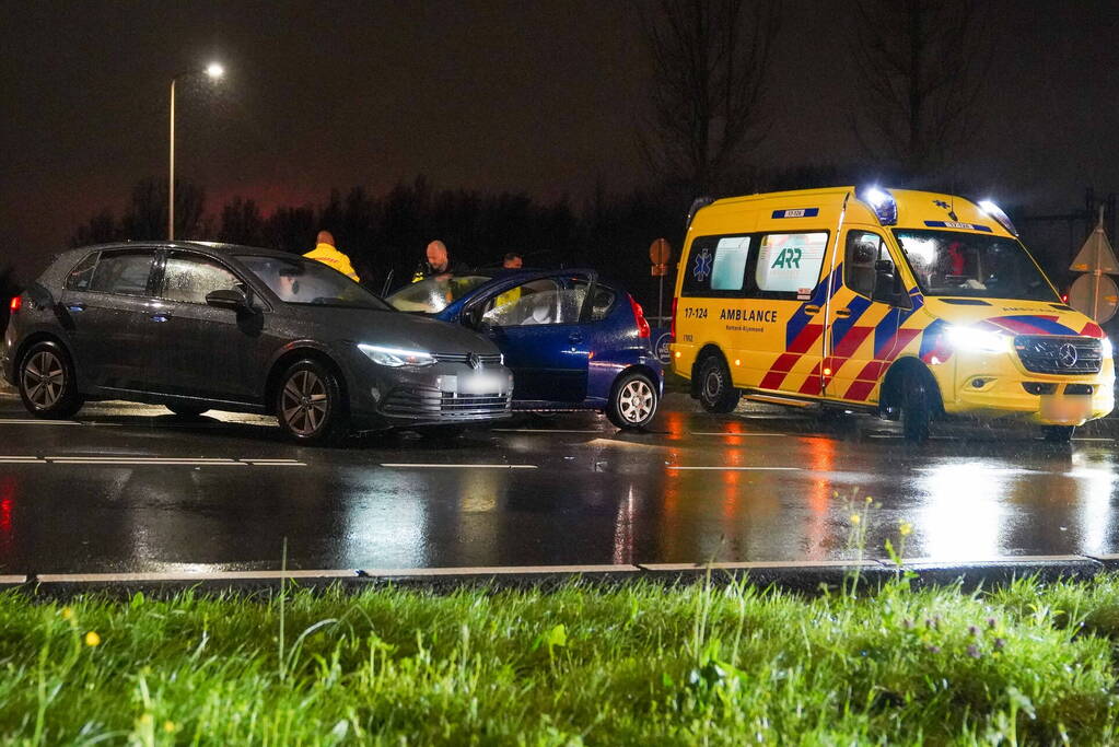 Een gewonde naar het ziekenhuis na ongeval