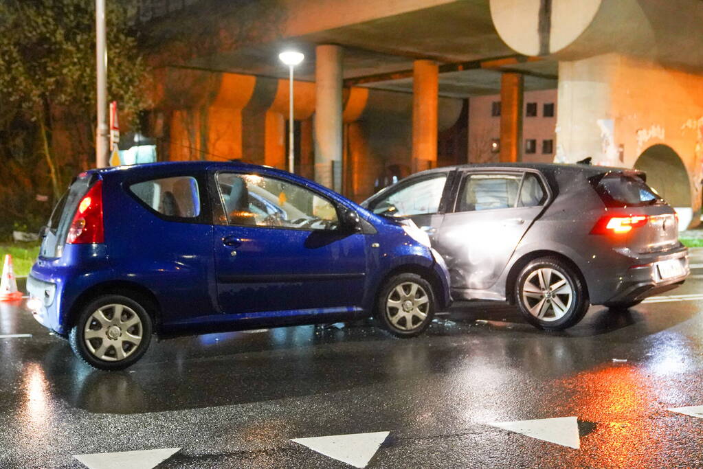 Een gewonde naar het ziekenhuis na ongeval