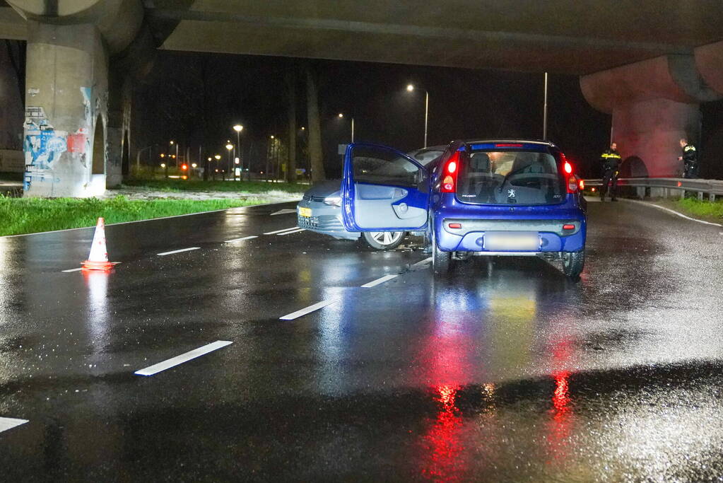 Een gewonde naar het ziekenhuis na ongeval