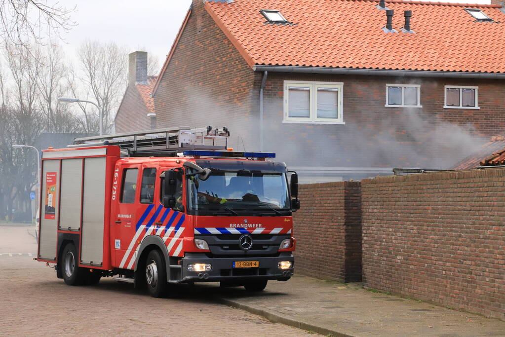 Fietsaccu in brand gevlogen