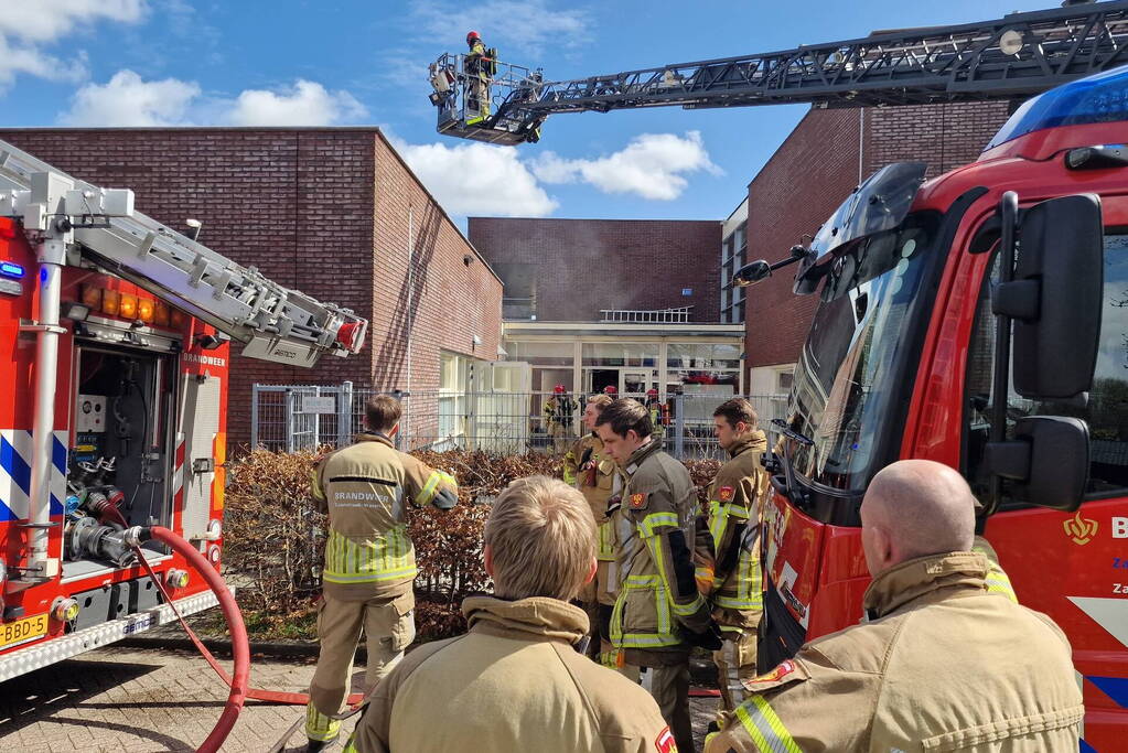 Brand bij Dynamica onderwijs