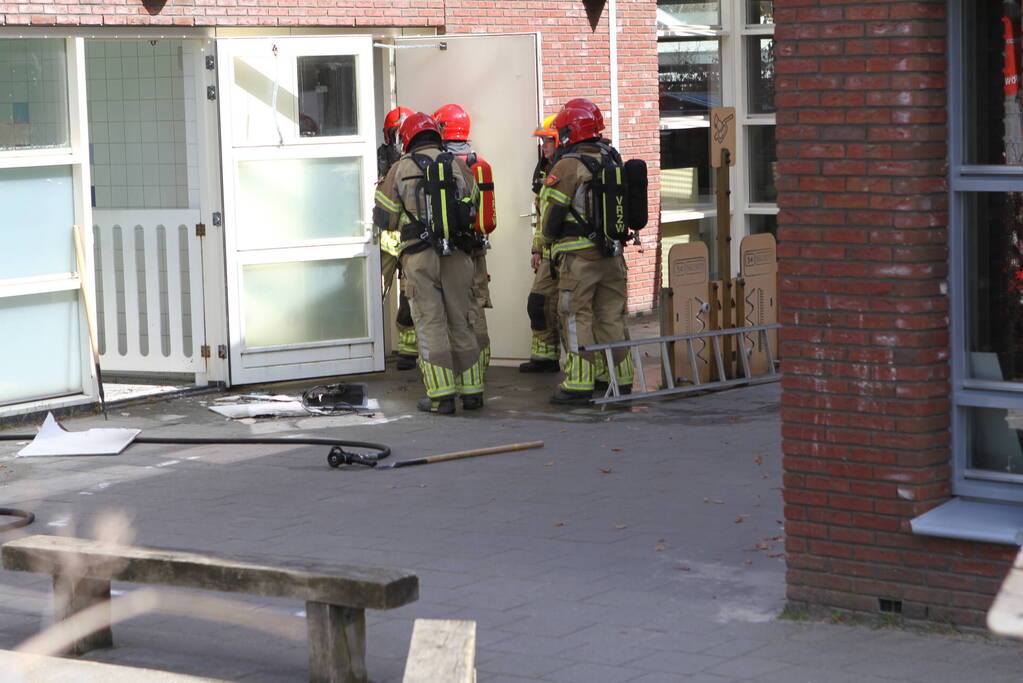 Brand bij Dynamica onderwijs