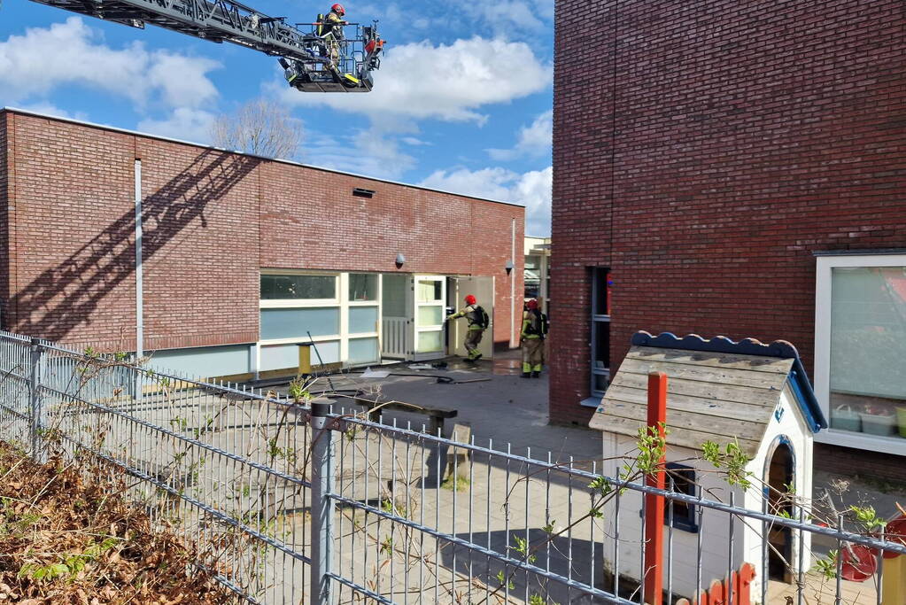 Brand bij Dynamica onderwijs