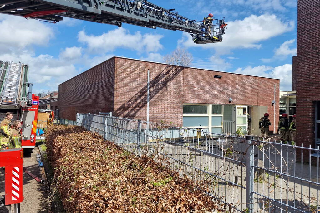 Brand bij Dynamica onderwijs