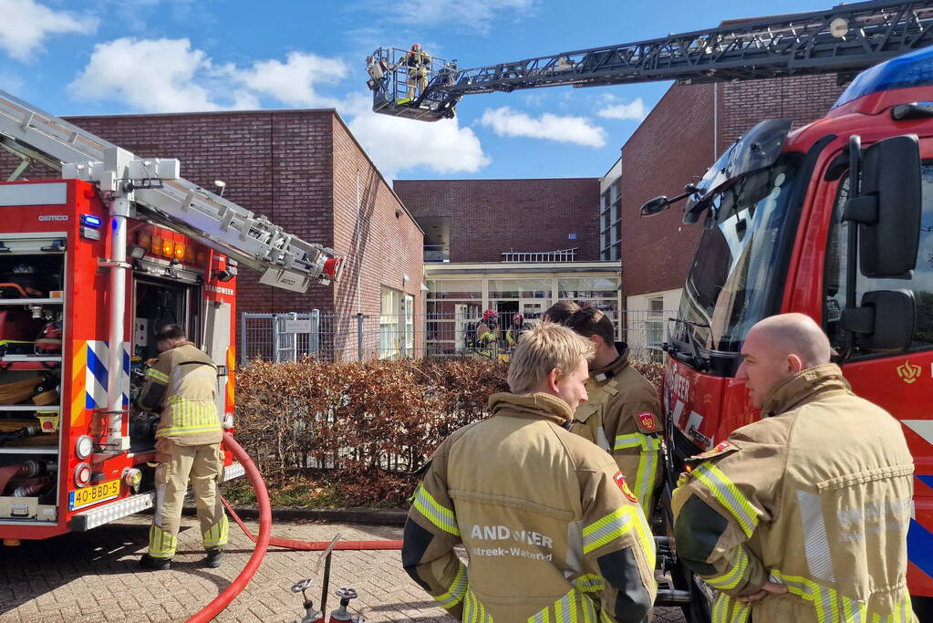 Brand bij Dynamica onderwijs