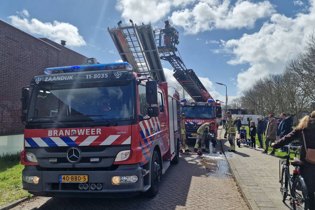 Brand bij Dynamica onderwijs