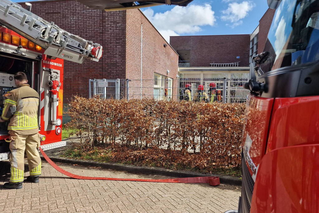 Brand bij Dynamica onderwijs