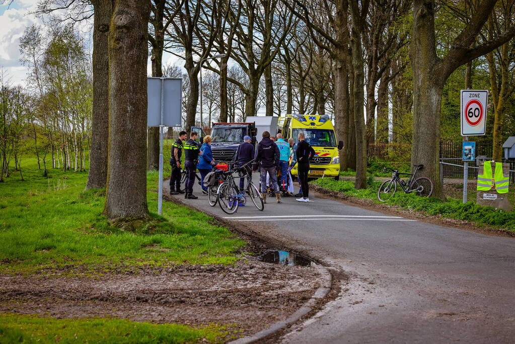 Fietser gaat onderuit en raakt gewond