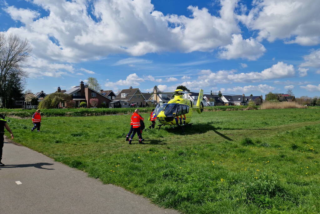 Trauma-arts per helikopter ingevlogen