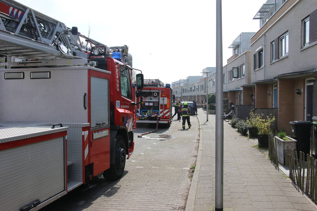 Verbrande hamburgers zetten woning vol rook