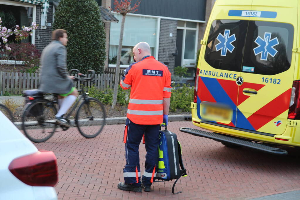 Traumateam assisteert bij incident in woning