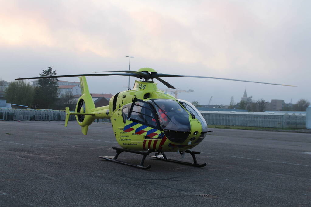 Traumateam assisteert bij incident in woning