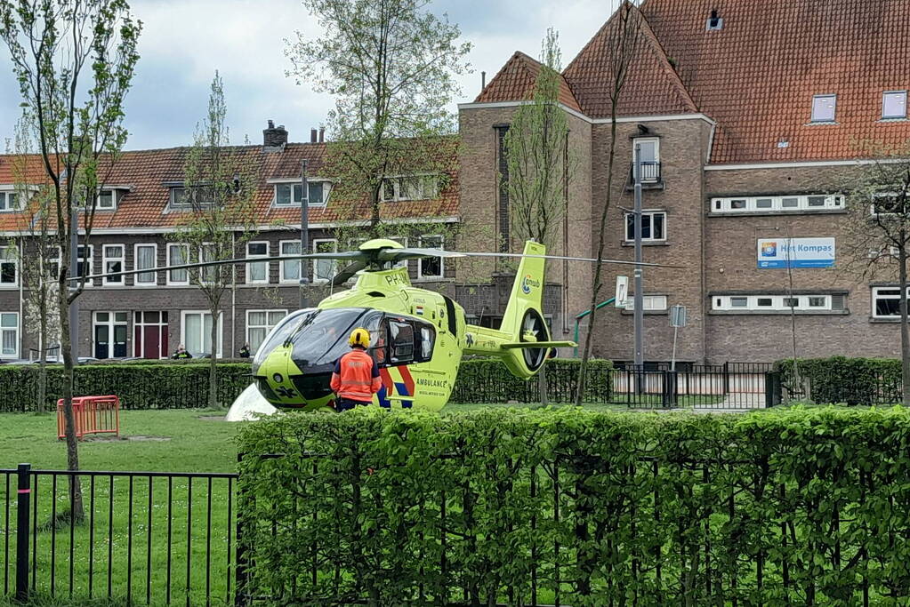 Traumahelikopter ingezet voor incident