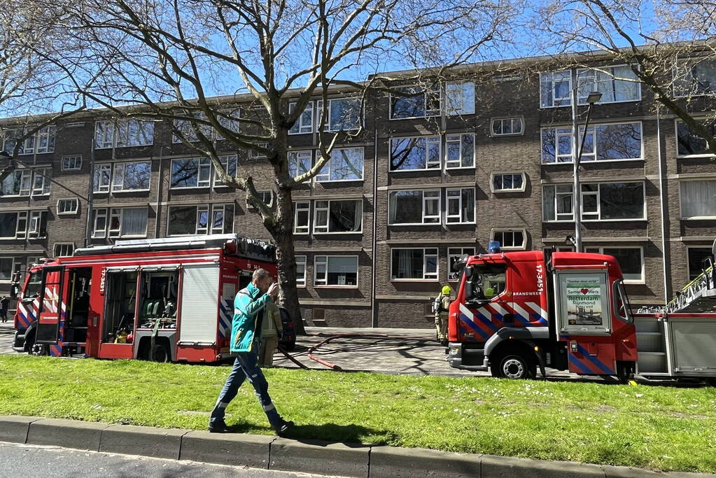 Meerdere gewonden bij brand in flatwoning