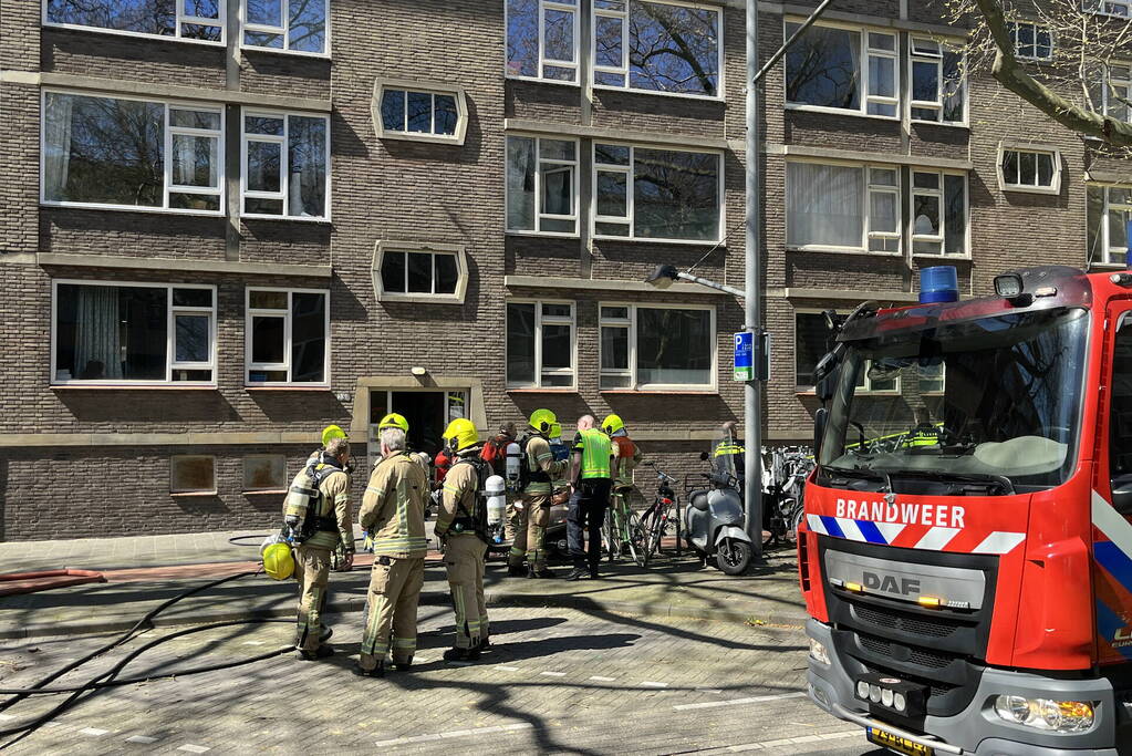 Meerdere gewonden bij brand in flatwoning