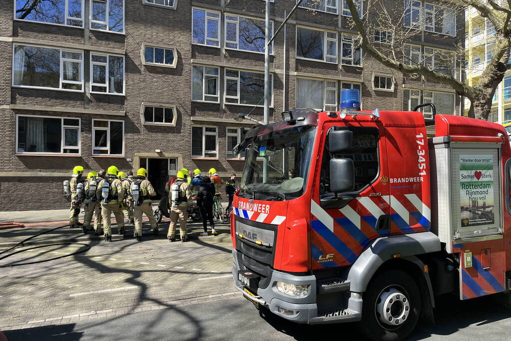 Meerdere gewonden bij brand in flatwoning