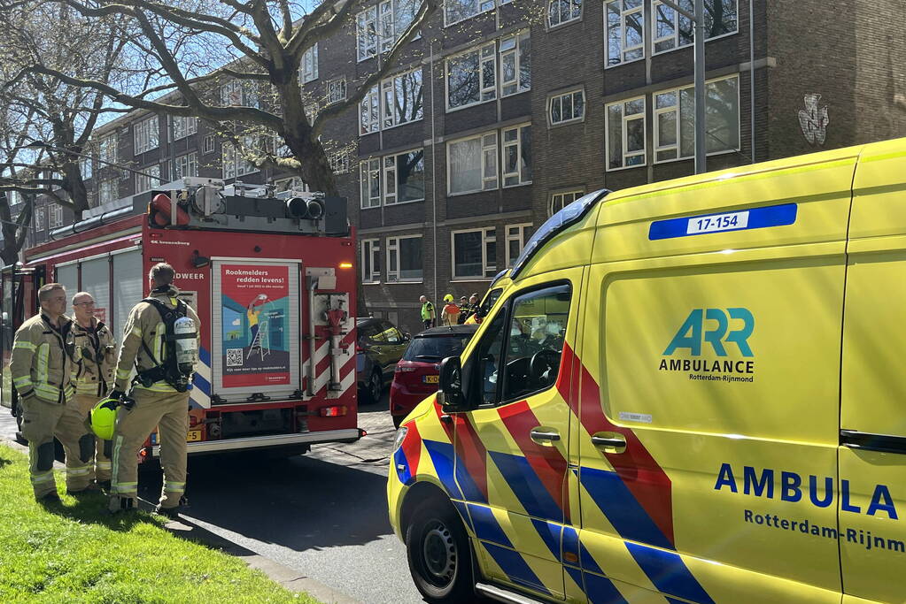 Meerdere gewonden bij brand in flatwoning