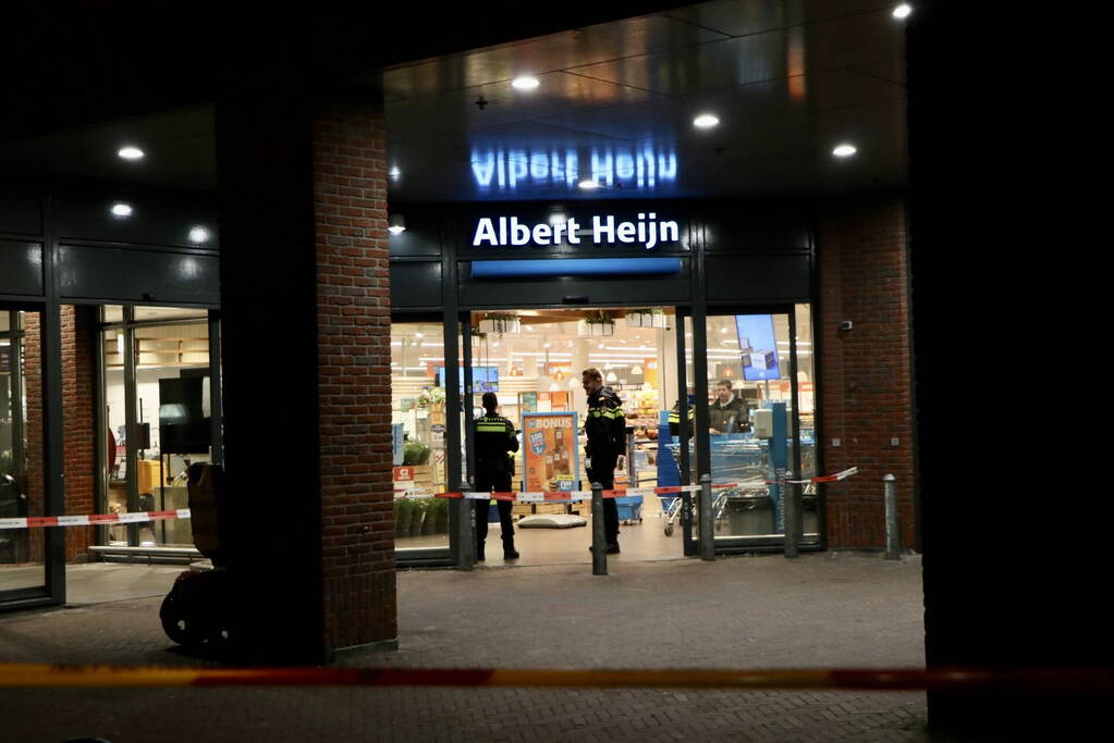 Overval op Albert Heijn supermarkt