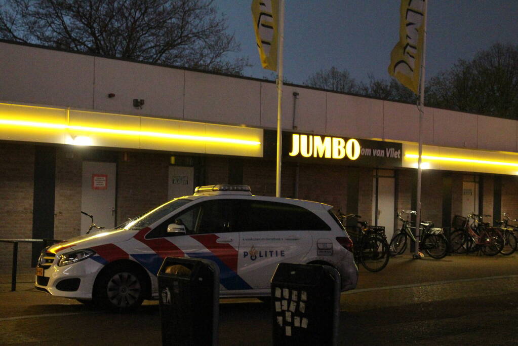 Overval op Jumbo supermarkt