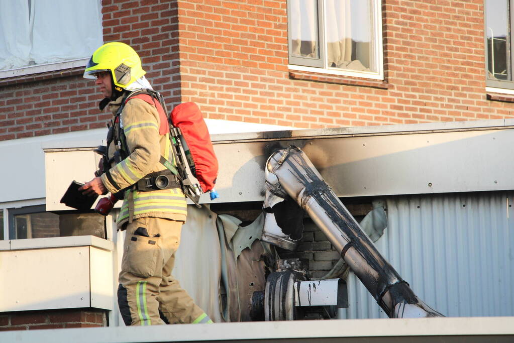 Keukenbrand in snackbar