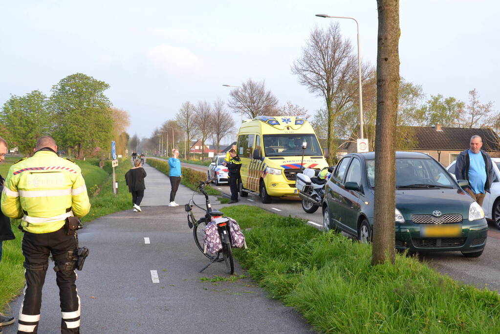 E-biker gewond bij aanrijding met auto