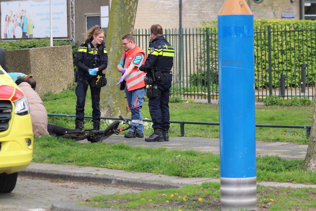 Gewonde na val met elektrische fiets