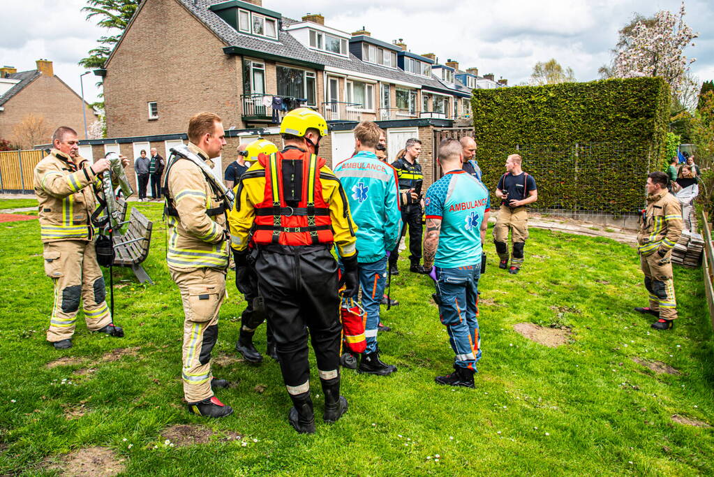 Onderzoek naar aangetroffen kinderfiets langs water