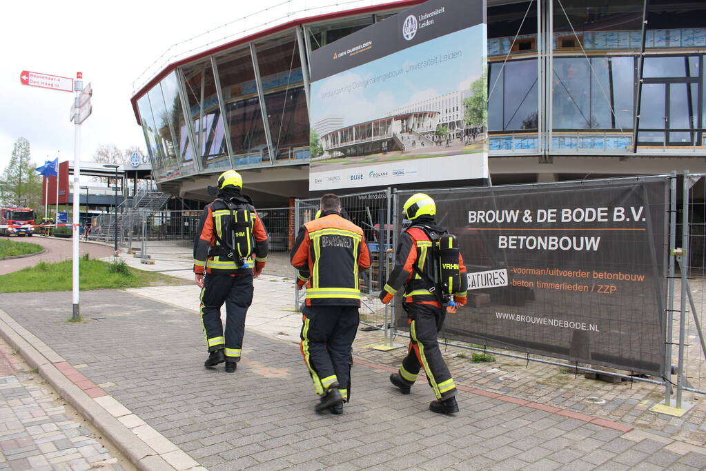 Brand in pand universiteit snel gedoofd