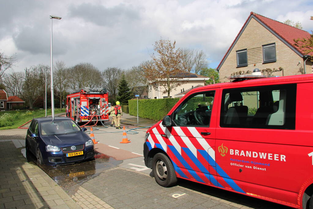 Middelbrand in woning