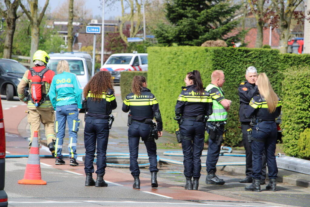 Middelbrand in woning